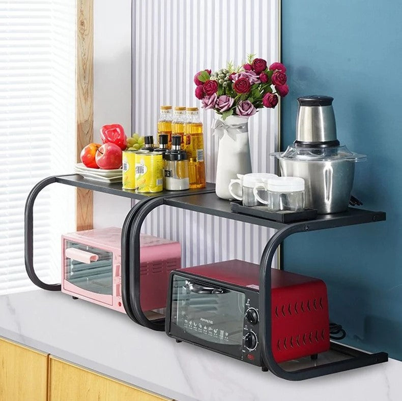 Microwave Oven Rack Multifunctional Kitchen Shelf (56×37×41cm)