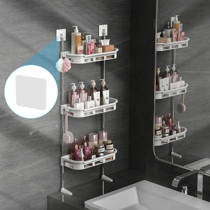 3 Tier Toilet Tank Top Storage Rack