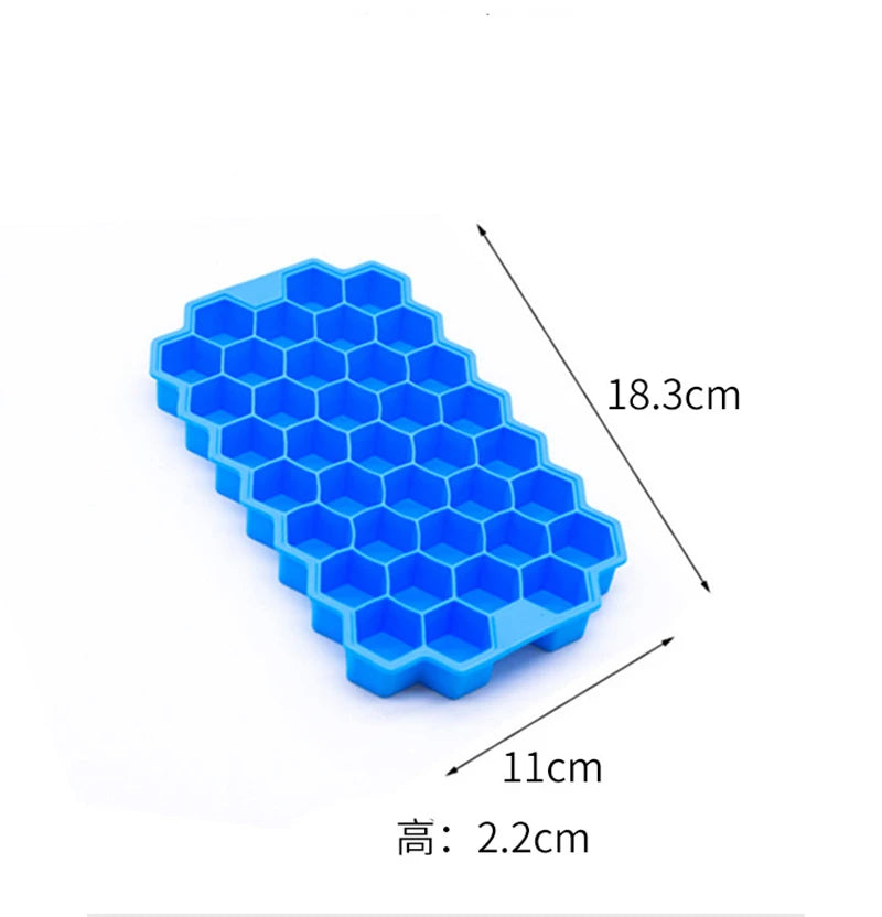 Honeycomb 37 Lattice Ice Tray Maker with Lid