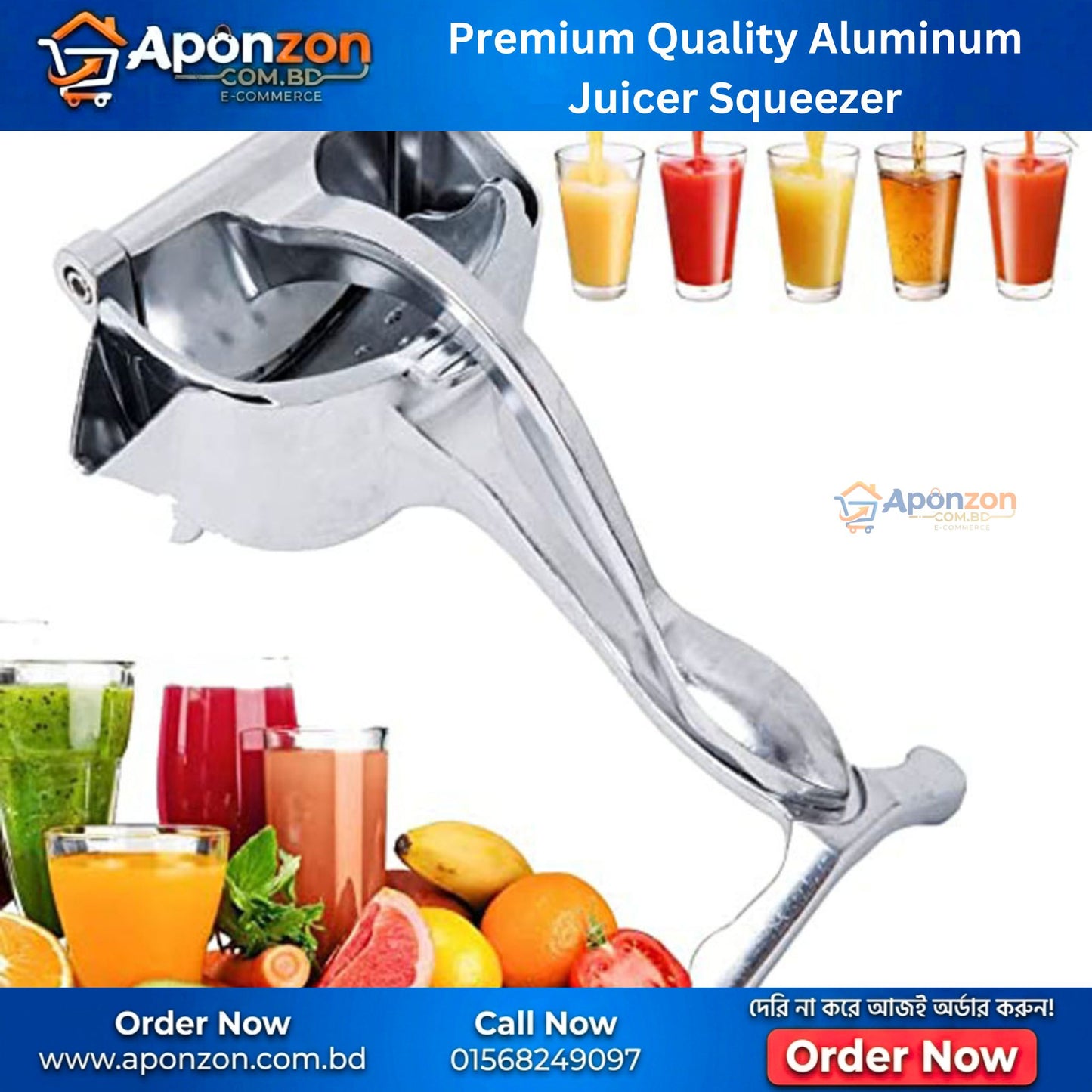 Premium Quality Aluminum Juicer Squeezer
