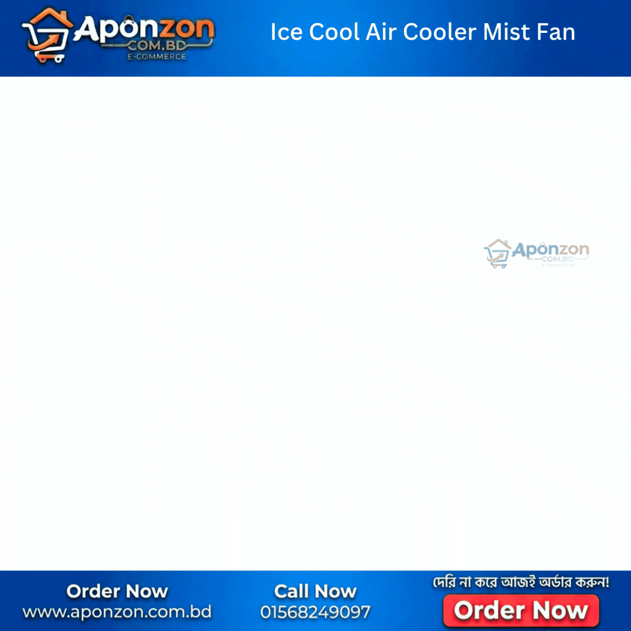 Ice Cool Air Cooler Mist Fan