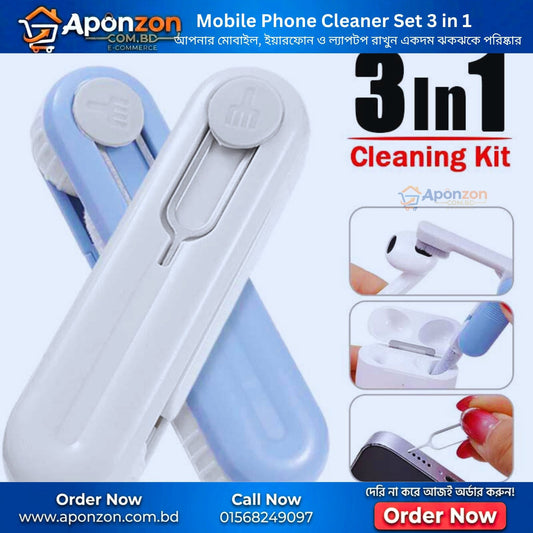 Mobile Phone Cleaner Set 3 in 1