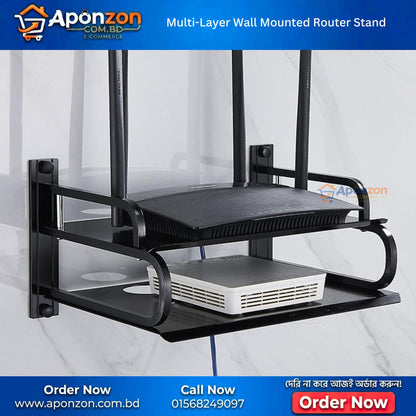 Multi-Layer Wall Mounted Router Stand
