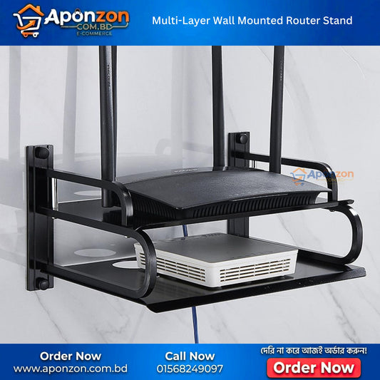 Multi-Layer Wall Mounted Router Stand