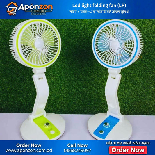 Led light folding fan (LR)