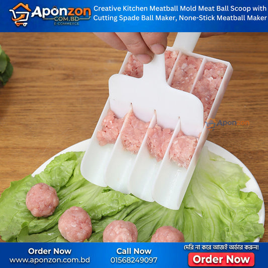 Meat Ball Scoop with Cutting Spade (Non-Stick)