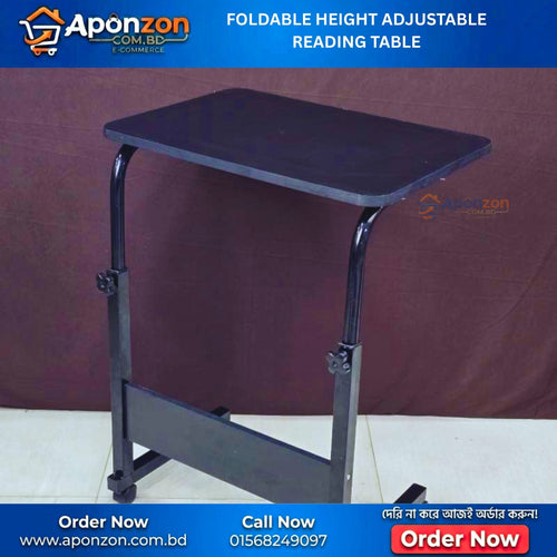 Foldable Height Adjustable Reading Table