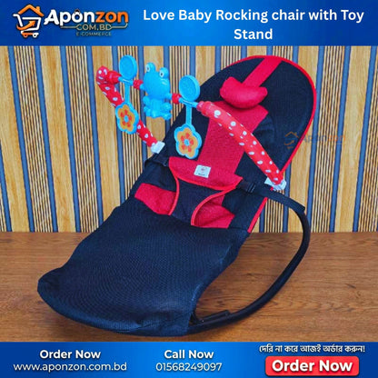 Love Baby Rocking Chair with Toy Stand