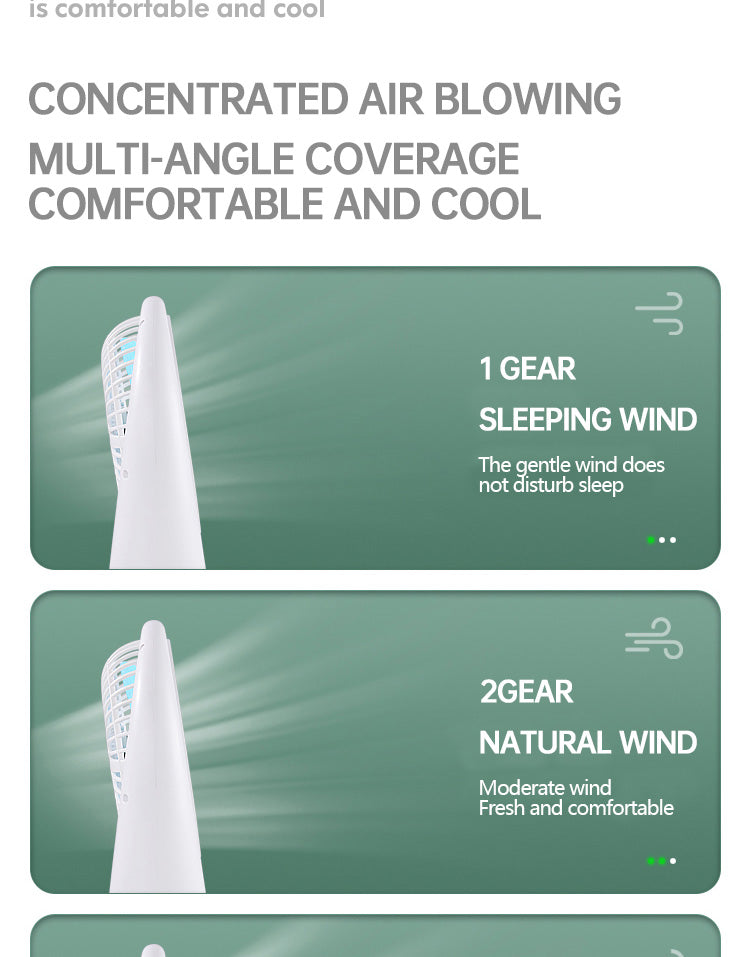 Quiet Cool Mini Portable Desk Fan