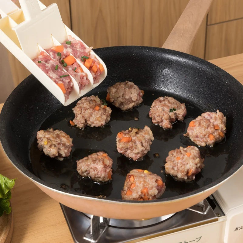 Meat Ball Scoop with Cutting Spade (Non-Stick)
