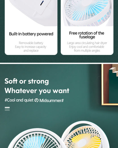 Quiet Cool Mini Portable Desk Fan