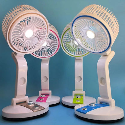 Folding Fan with LED Light