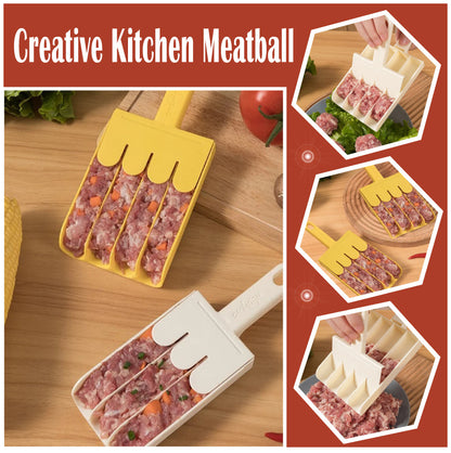 Meat Ball Scoop with Cutting Spade (Non-Stick)