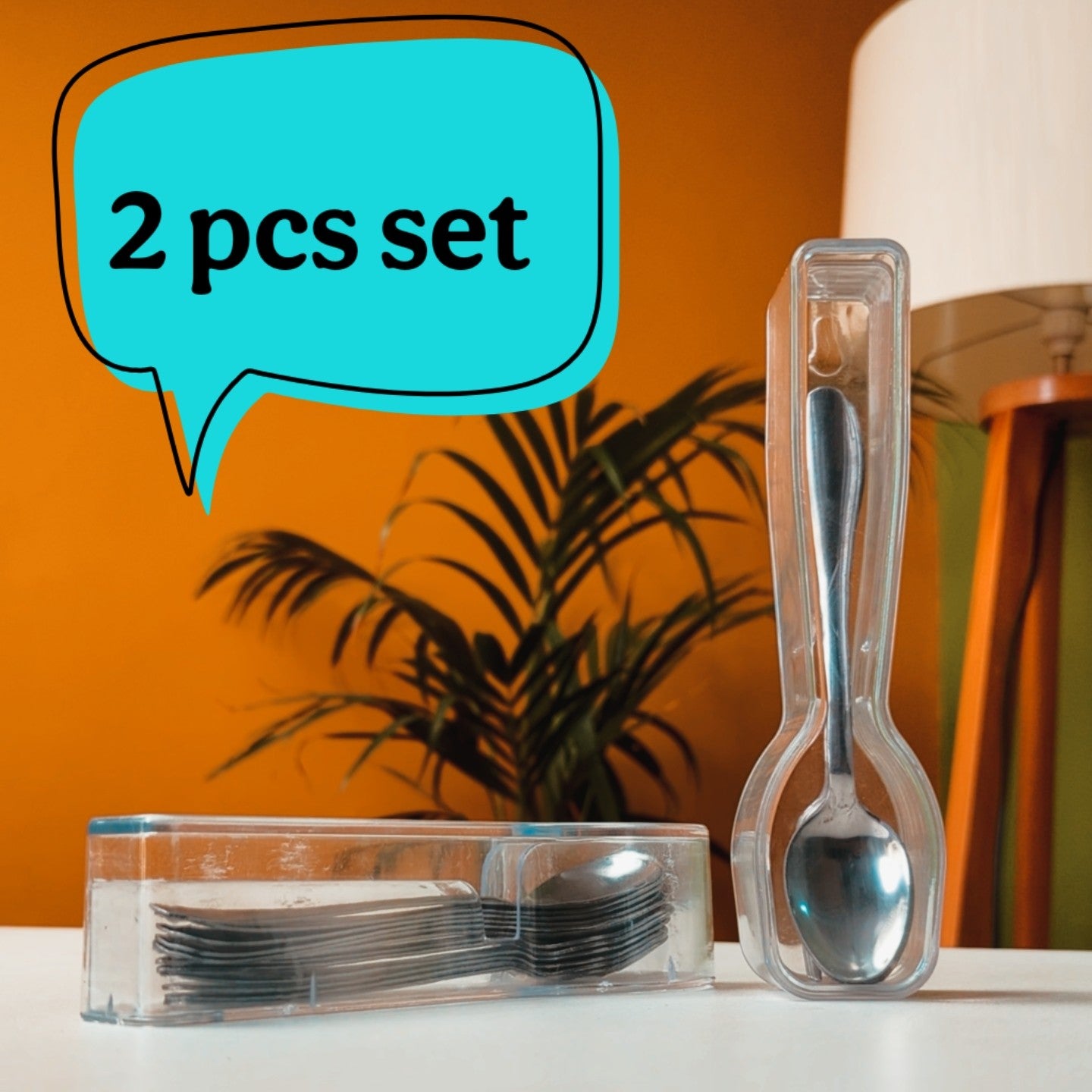 Modern Transparent Spoon Holder for Kitchen