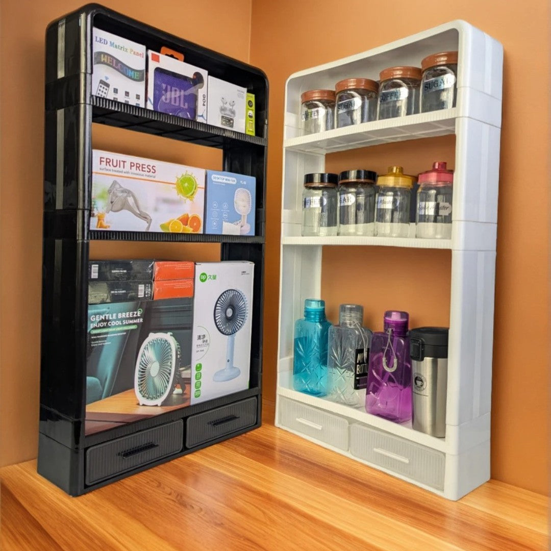 Big Size Multifunctional Kitchen Countertop Bottle Storage