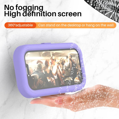 Waterproof Shower Phone Holder (360° Rotation, Wall Mount)