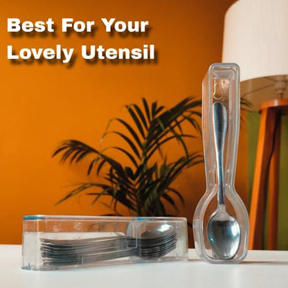 Modern Transparent Spoon Holder for Kitchen