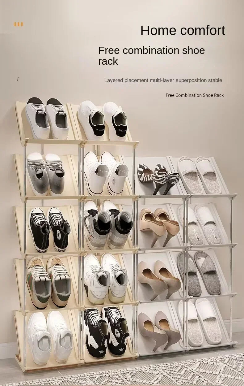 5 Layer Vertical Shoe Rack Space Saving Cabinet