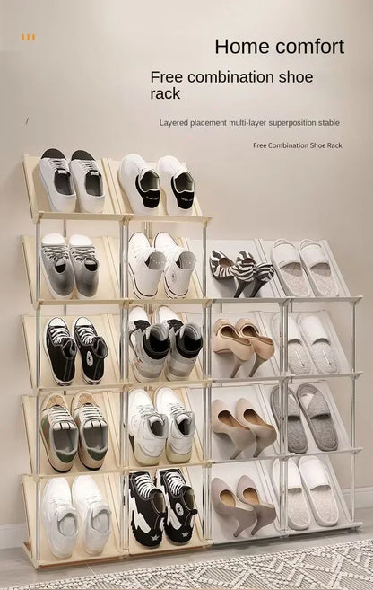 5 Layer Vertical Shoe Rack Space Saving Cabinet