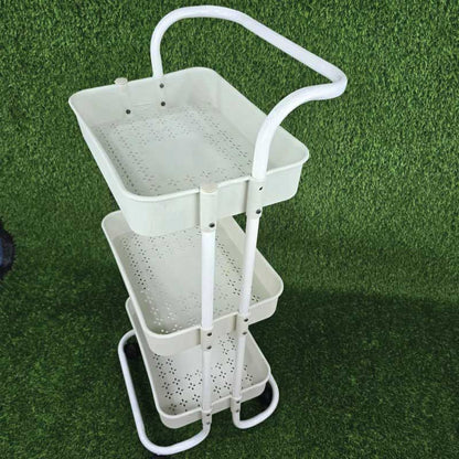 3 LAYER MULTIPURPOSE TROLLEY RACK