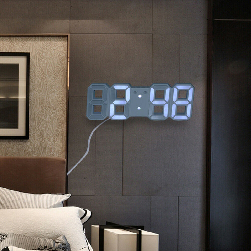 3D Digital Wall Clock LED Table Clock