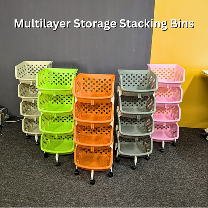 SB Storage Basket Multifunctional, 4 Layer High Capacity
