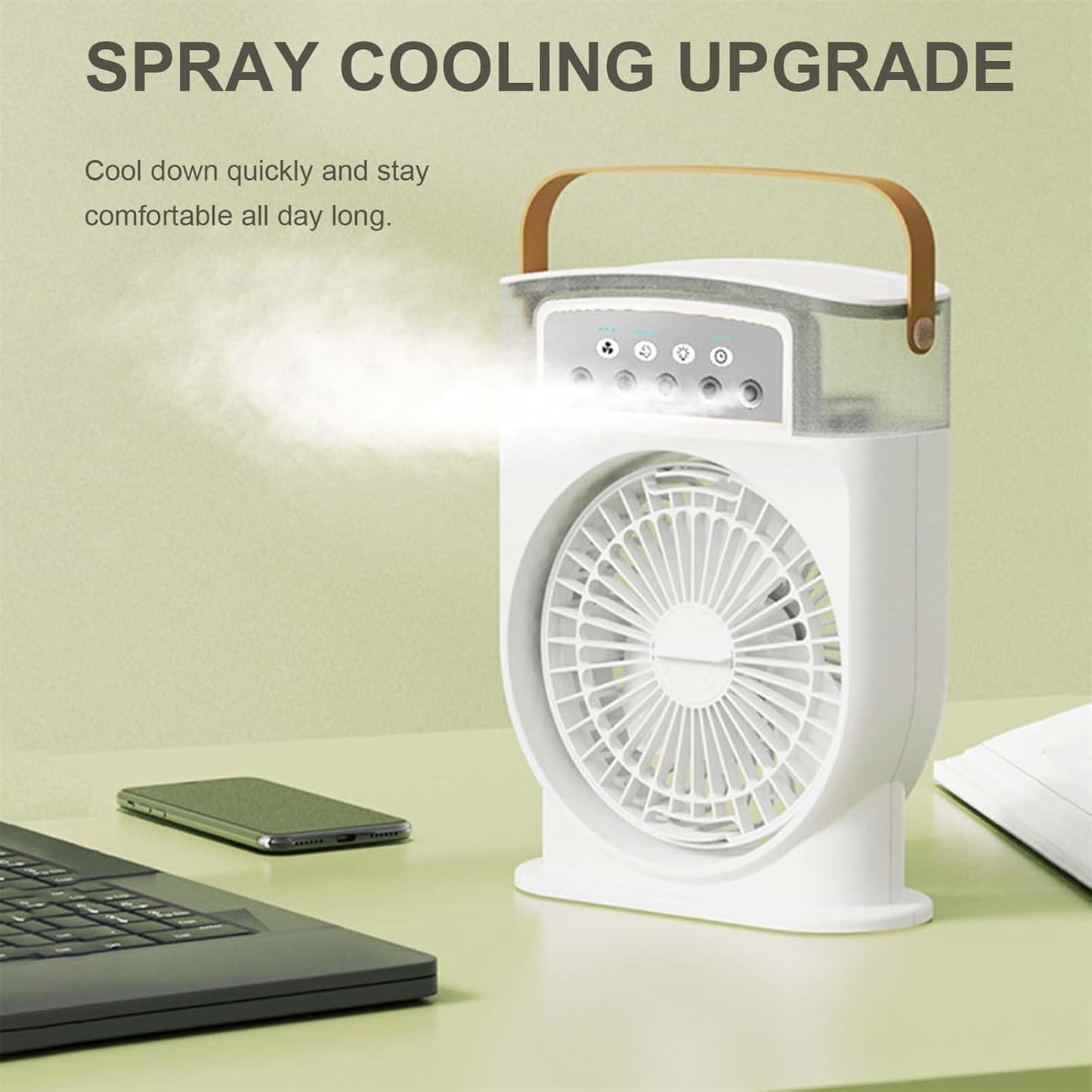 Ice Cool Air Cooler Mist Fan