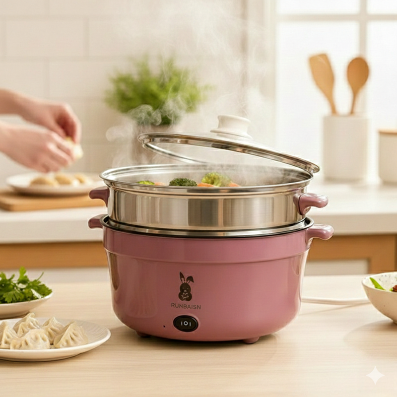 5.5L RUNBAISN Big Multi Cooker (1–5 People)