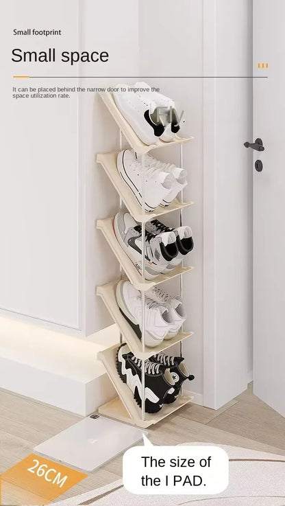 5 Layer Vertical Shoe Rack Space Saving Cabinet