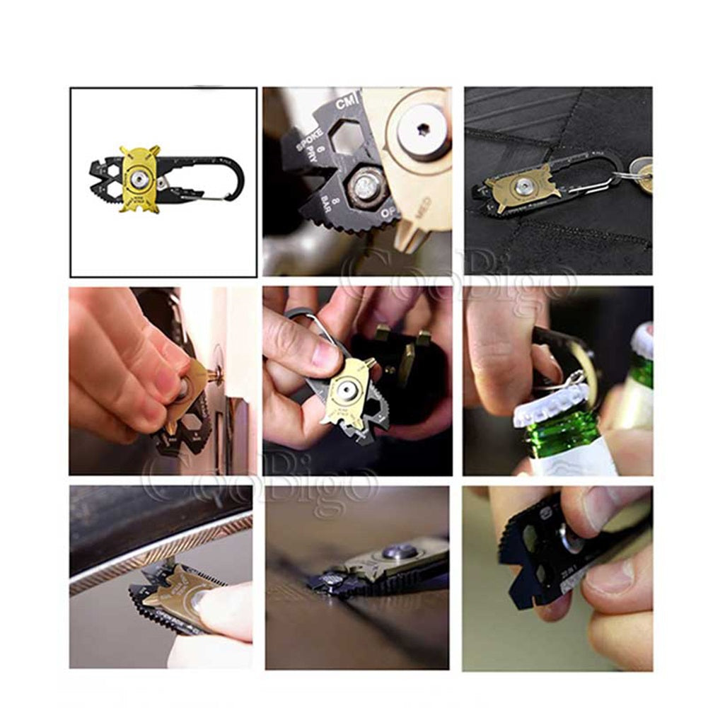 20 in 1 Multifunctional Wrench Kit (EDC Tool Keychain)