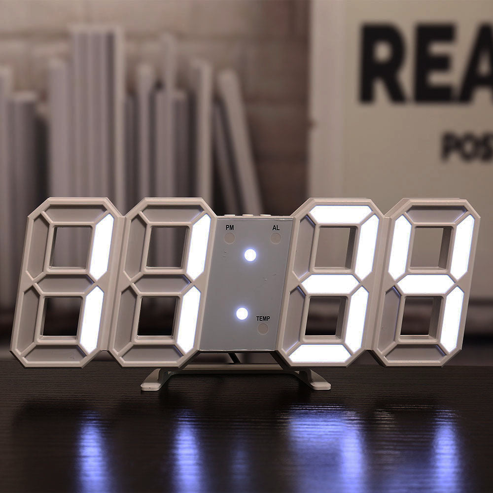 3D Digital Wall Clock LED Table Clock