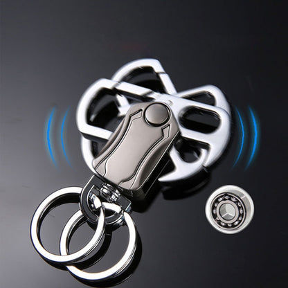 5-in-1 Heavy Duty Key Chain Fidget Spinner Rotatable Keyring