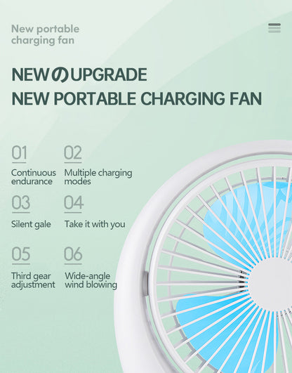 Quiet Cool Mini Portable Desk Fan