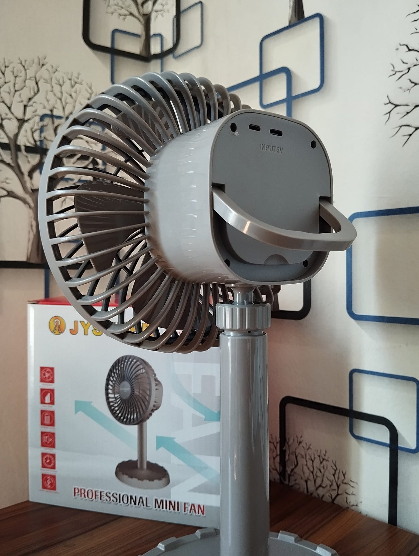JY Super JY-2218 12.5” Rechargeable Fan
