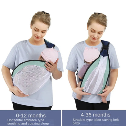 Newborn Baby Holding Carrier Bag