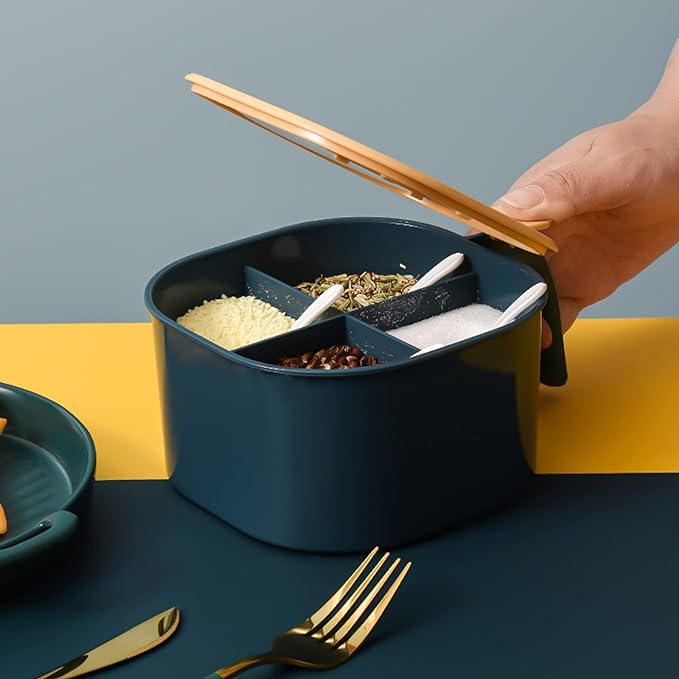 Multi-Function Four Grid Spice Box