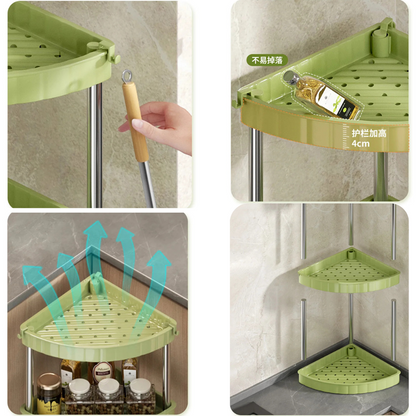 4 Layer Corner Trolly Rack