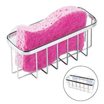 Stainless Steel Sink Sponge Storage Organizer