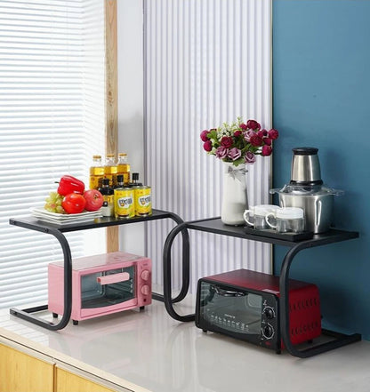 Microwave Oven Rack Multifunctional Kitchen Shelf (56×37×41cm)