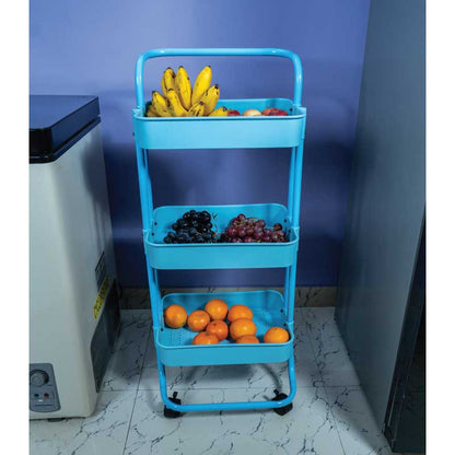3 LAYER MULTIPURPOSE TROLLEY RACK
