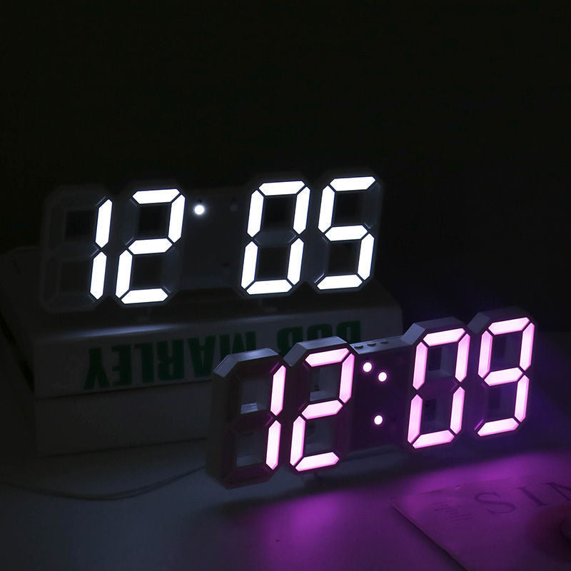 3D Digital Wall Clock LED Table Clock