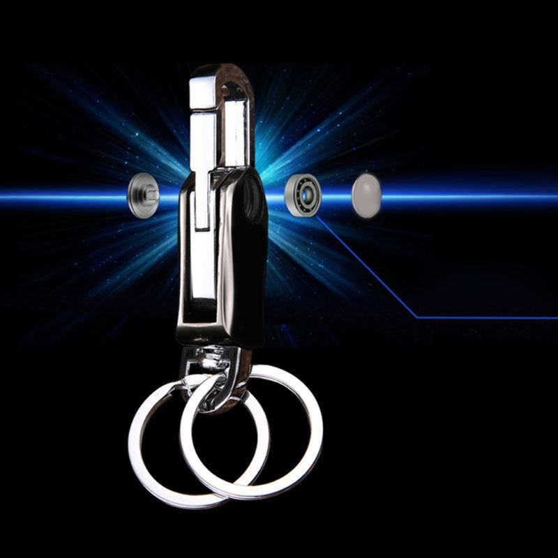 5-in-1 Heavy Duty Key Chain Fidget Spinner Rotatable Keyring