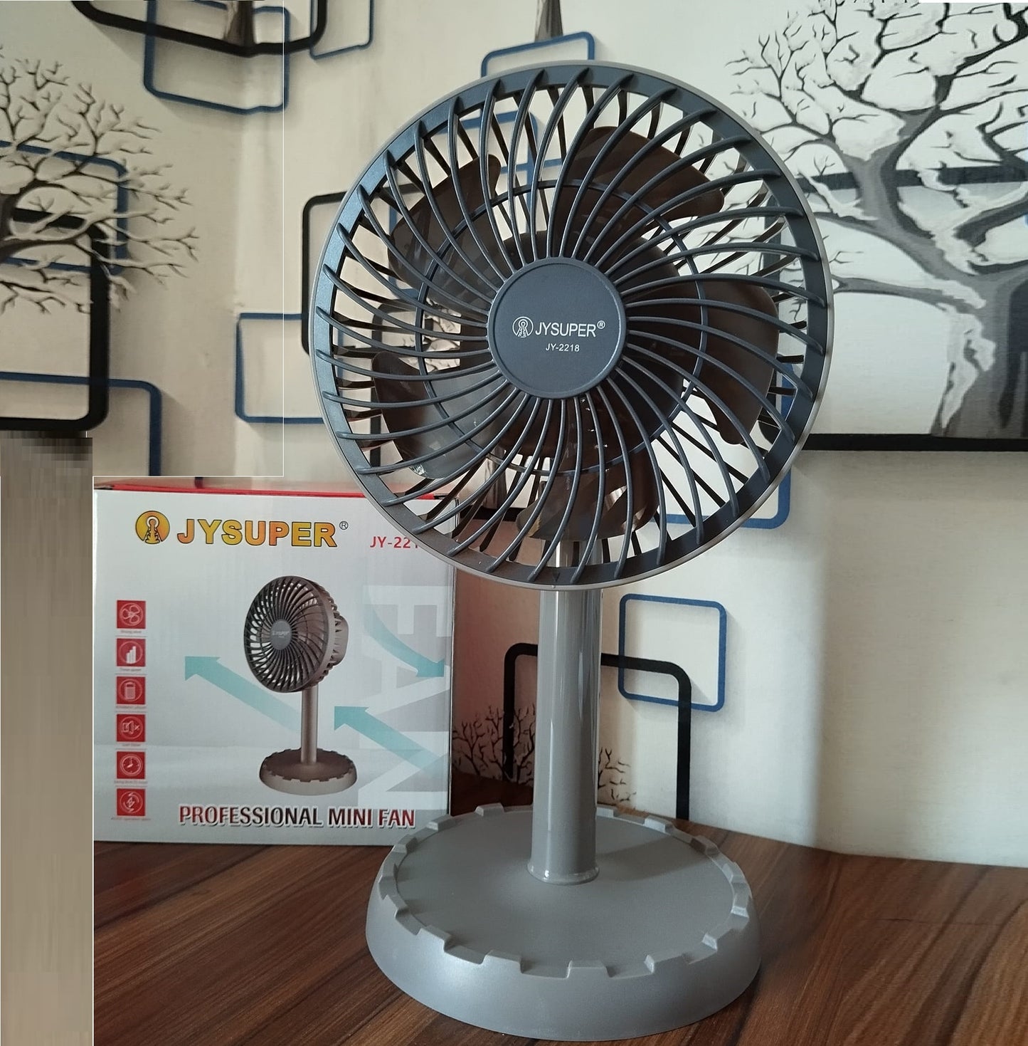JY Super JY-2218 12.5” Rechargeable Fan