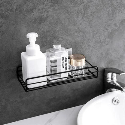Iron Frame Punch Free Storage Organizer Shelf (2pcs Set)