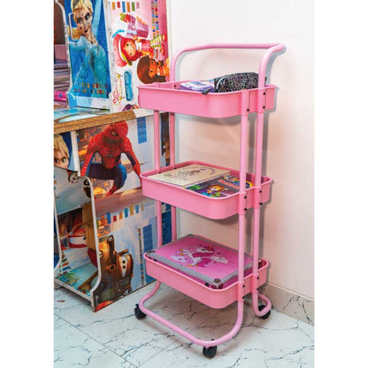 3 LAYER MULTIPURPOSE TROLLEY RACK