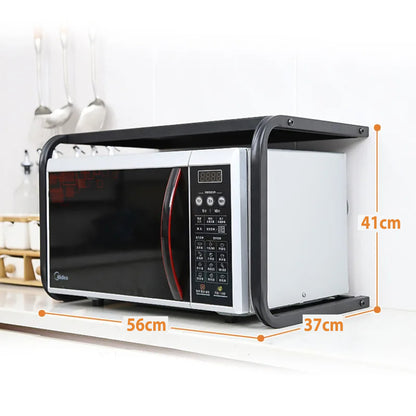 Microwave Oven Rack Multifunctional Kitchen Shelf (56×37×41cm)