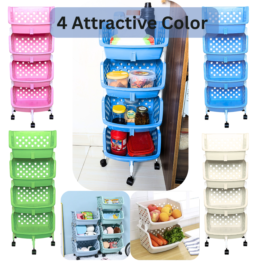 SB Storage Basket Multifunctional, 4 Layer High Capacity