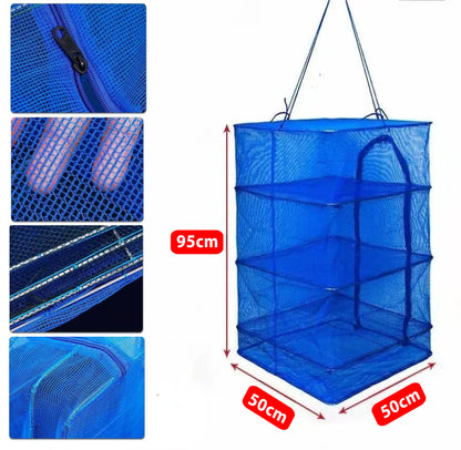 Foldable 4 Layer Multifunctional Food Drying Case