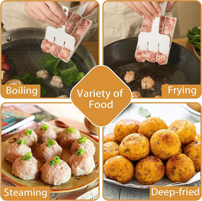 Meat Ball Scoop with Cutting Spade (Non-Stick)