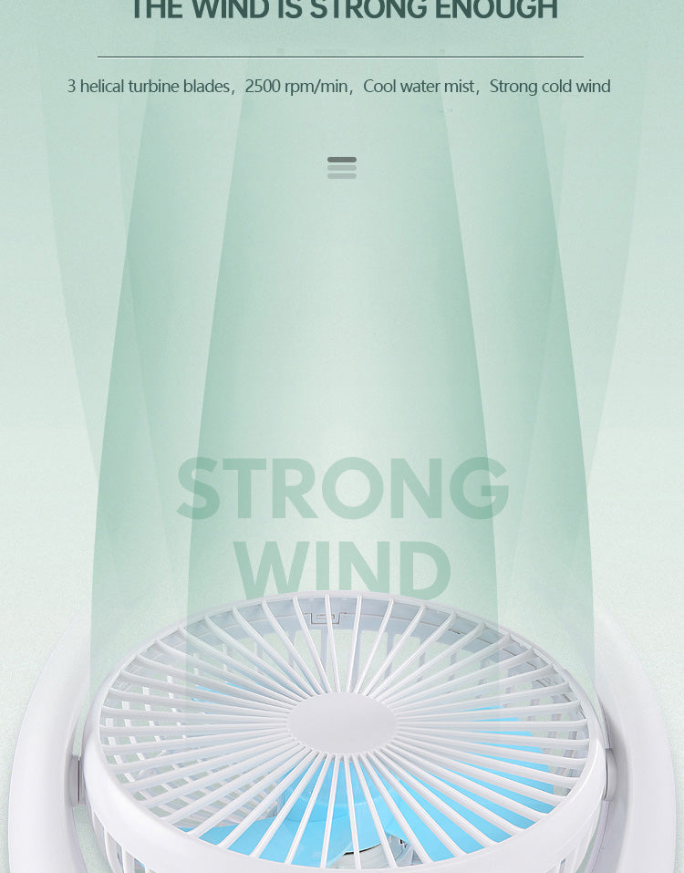Quiet Cool Mini Portable Desk Fan